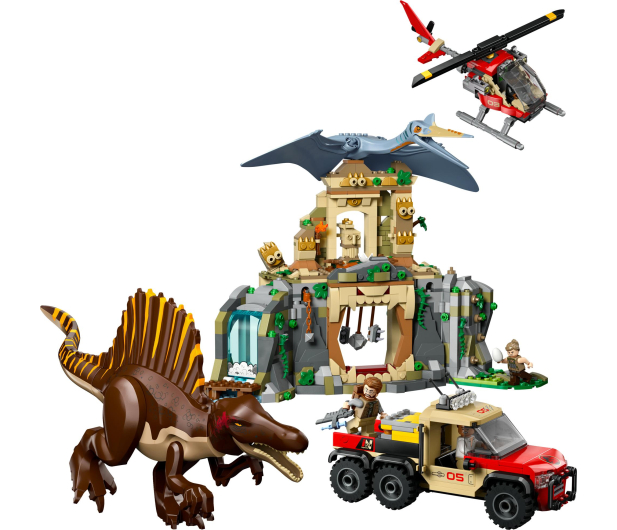 LEGO Jurassic World 76976 Powietrzna misja z kecalkoatlem i spino - 1331737 - zdjęcie 3